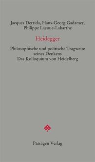 Bild vom Artikel Heidegger vom Autor Jacques Derrida