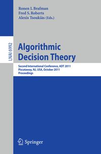 Produktbild: Algorithmic Decision Theory