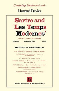 Produktbild: Sartre and 'Les Temps Modernes'