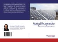 Produktbild: Uptake of Micro-generation among Small Organisations