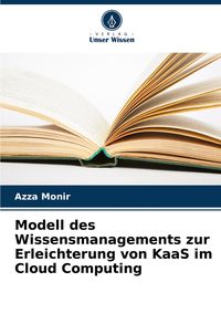 Produktbild: Modell des Wissensmanagements zur Erleichterung von KaaS im Cloud Computing