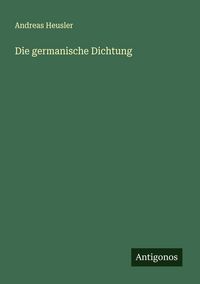 Produktbild: Die germanische Dichtung