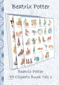 Produktbild: Beatrix Potter 99 Cliparts Buch Teil 1 ( Peter Hase )