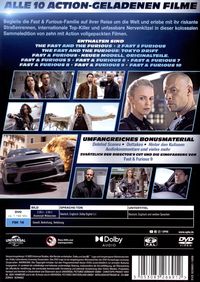 Fast and Furious 10-Movie Collection (DVD) 