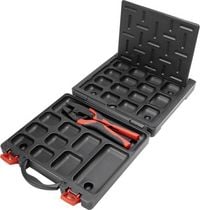 Produktbild: TOOLCRAFT PZ-500 Crimpzange ohne Crimpeinsatz, mit Systemkoffer