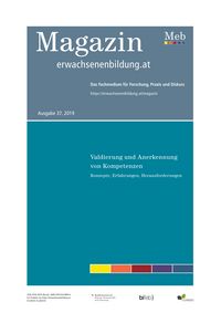 Produktbild: Validierung und Anerkennung von Kompetenzen. Konzepte, Erfahrungen, Herausforderungen
