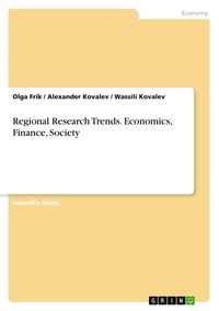 Produktbild: Regional Research Trends. Economics, Finance, Society