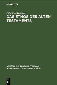 Produktbild: Das Ethos des Alten Testaments