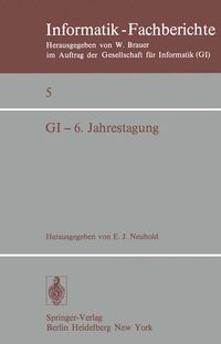 Produktbild: GI &mdash; 6. Jahrestagung