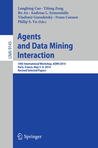 Produktbild: Agents and Data Mining Interaction