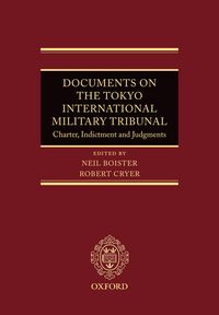 Produktbild: Documents on the Tokyo International Military Tribunal