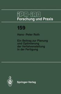 Produktbild: Ein Beitrag zur Planung und Optimierung der Verfahrensteilung in der Fertigung