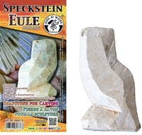 Produktbild: CORVUS A600776 - Kids at Work, Speckstein Eule, Rohling, 10x7cm