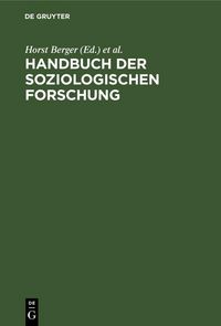 Produktbild: Handbuch der soziologischen Forschung