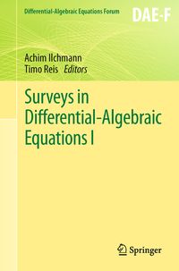 Produktbild: Surveys in Differential-Algebraic Equations I