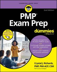 Produktbild: PMP Exam Prep For Dummies