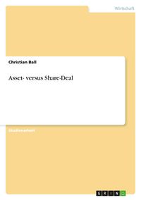 Produktbild: Asset- versus Share-Deal