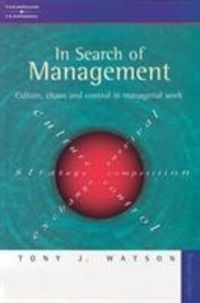 Produktbild: In Search of Management (Revised Edition)
