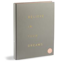 Ordner "Believe in your Dreams"  A4  grau