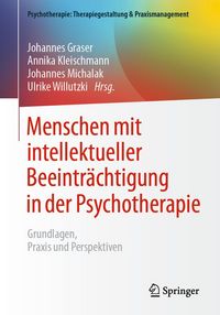 Produktbild: Menschen mit intellektueller Beeintr&auml;chtigung in der Psychotherapie