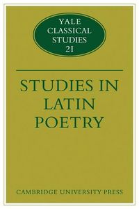 Produktbild: Studies in Latin Poetry