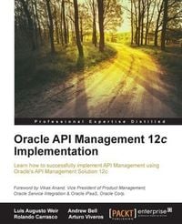 Produktbild: Oracle API Management 12c Implementation