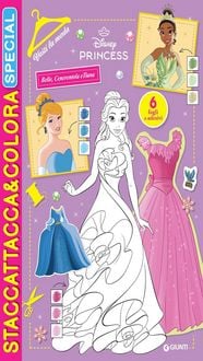 Produktbild: Vesti la moda. Disney Princess. Staccattacca & colora specia. Con adesivi