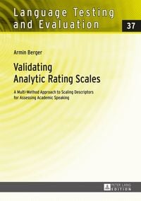 Produktbild: Validating Analytic Rating Scales