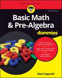 Produktbild: Basic Math & Pre-Algebra For Dummies