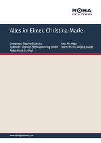 Produktbild: Alles im Eimer, Christina-Marie