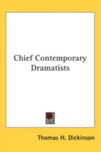 Produktbild: Chief Contemporary Dramatists