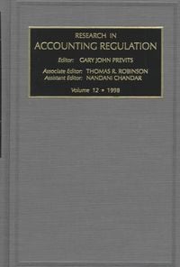 Produktbild: Research in Accounting Regulation 1998