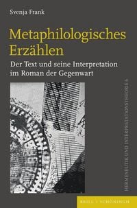 Produktbild: Metaphilologisches Erz&auml;hlen