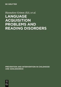 Produktbild: Language acquisition problems and reading disorders