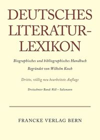 Produktbild: Deutsches Literatur-Lexikon / Rill - Salzmann