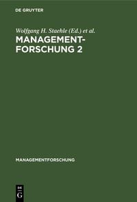 Produktbild: Managementforschung 2