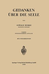Produktbild: Gedanken &uuml;ber die Seele