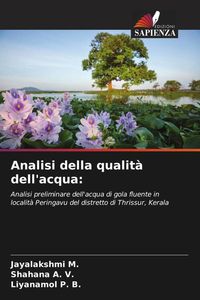 Produktbild: Analisi della qualit&agrave; dell'acqua:
