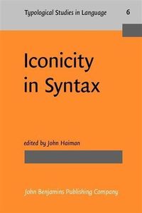 Produktbild: Iconicity in Syntax