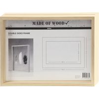 Produktbild: Creativ Company Doppelseitiger Rahmen, T 4,5 cm, Gr&ouml;&szlig;e 22,1x30,8 cm, 1 Stk