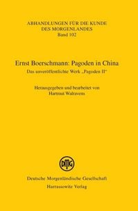 Produktbild: Ernst Boerschmann: Pagoden in China