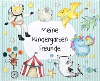Produktbild: Freundebuch - Meine Kindergartenfreunde - Design 4 - blaues Cover