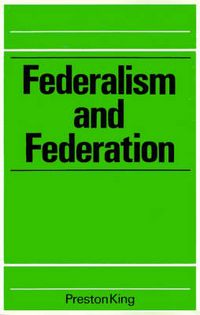 Produktbild: Federalism and Federation