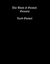 Produktbild: The Book of Gouval: Genesis (The Books of Gouval, #1)