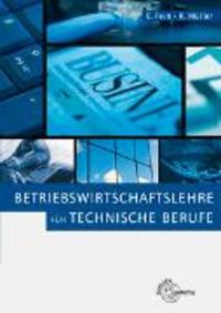 Produktbild: Betriebswirtschaftslehre f&uuml;r technische Berufe