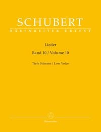 Produktbild: Schubert, F: Lieder, Band 10 f&uuml;r tiefe Stimme