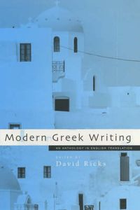 Produktbild: Ricks, D: Modern Greek Writing