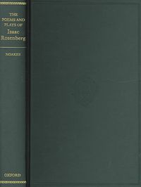 Produktbild: Poems & Plays Of Isaac Rosenbe