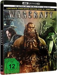 Produktbild: Warcraft: The Beginning - Steelbook (4K-UHD+Blu-ray+3D-Blu-ray)