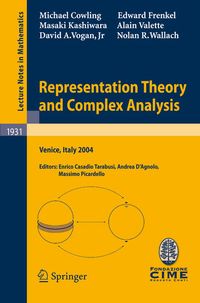Produktbild: Representation Theory and Complex Analysis